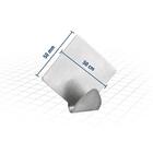 Gancho Adesivo Losango Em Inox Com 2 Peças - Vonder