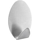 Gancho Adesivo Oval Em Inox Com 2 Peças - Vonder