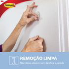 Gancho Adesivo Pequeno 0,45 kg Transparente Command 3M 2 unds