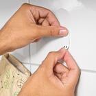 Gancho Adesivo Tek Bond Ônix Médio Embalagem Com 03 Unidades