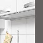 Gancho Adesivo Tek Bond Ônix Médio Embalagem Com 03 Unidades