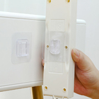 Gancho Adesivo Transparente De Rosca  E De Encaixe Kit C/ 8