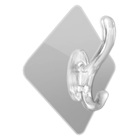 Gancho Adesivo Transparente Kit C/ 6