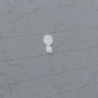 Gancho Cabide Banheiro Com Adesivo Astra Branco