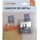 Gancho Cabide De Parede Autoadesivo Quadrado Inox - Inox