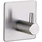 Gancho Cabide De Parede Autoadesivo Quadrado Inox - Inox