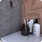 Gancho Cabide De Toalha Para Banheiro Cromado Preto Empire