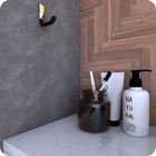 Gancho Cabide De Toalha Para Banheiro Preto E Gold Empire