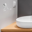 Gancho Cabide Duplo De Toalha Oliveira Em Aço Inox E Alumínio