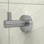 Gancho Cabide Simples Suporte Porta Toalha Parede Inox Escova