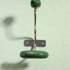 Gancho Cerâmica E Metal Dylon - Verde