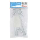 Gancho Chato Aço 1/2"x1/8"x14cm 4 unidades