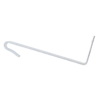 Gancho Chato para Telha "L" 12x3x140" Aço 4 peças