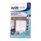 Gancho de Adesivo até 1kg ABS 2 unidades Ordene