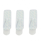 Gancho de Adesivo até 1kg ABS 3 unidades Ordene