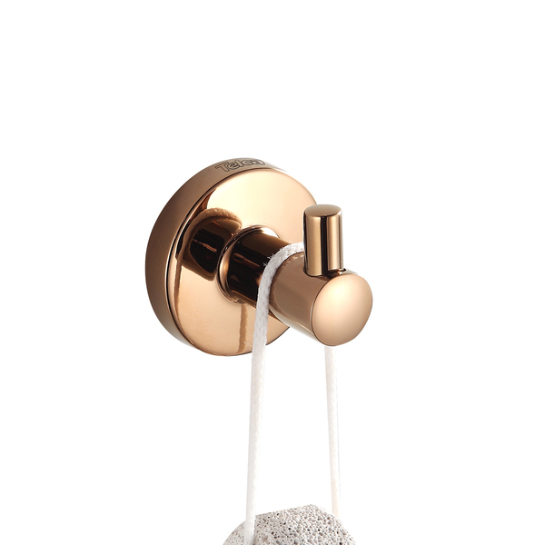 Gancho De Banheiro Rose Suporte Toalha Rosto Parede Metal