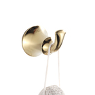Gancho De Banheiro Suporte Para Toalha Rosto Dourado Metal