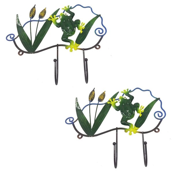 Gancho De Ferro Enfeite Porta Chapeu Bolsa Bone Sapo Decoraça