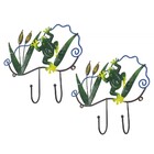 Gancho De Ferro Enfeite Porta Chapeu Bolsa Bone Sapo Decoraça