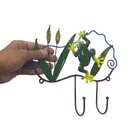 Gancho De Ferro Enfeite Porta Chapeu Bolsa Bone Sapo Decoraça