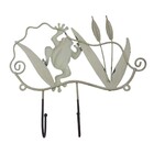 Gancho De Ferro Enfeite Porta Chapeu Bolsa Bone Sapo Decoraça