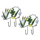 Gancho De Ferro Para Chapeu Bolsa Bone Enfeite Sapo Infantil