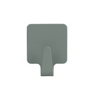 Gancho de Parede Aço 4x5,1cm Prata Delinia