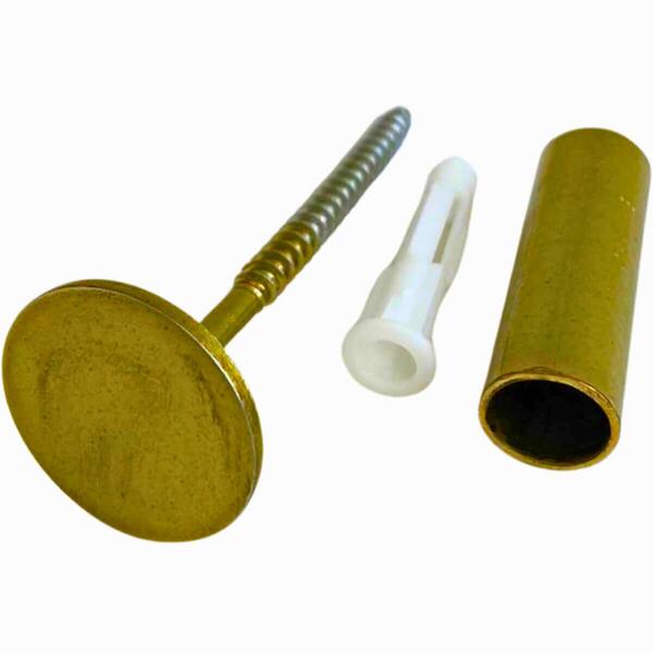 Gancho De Parede Metal 3cm Dourado Cabideiro Fixador Espelho