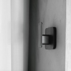 Gancho de Parede Plástico 8,5x7x4cm Preto Eleve OU