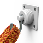 Gancho de Rede 180kg Parafusar Branco 2 peças