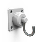 Gancho de Rede 180kg Parafusar Branco 2 peças