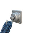 Gancho de Rede Silencioso 180kg de Parafusar Aço Carbono Prata 2 peças