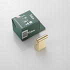 Gancho Dourado Escovado Cabide Suporte Toalha Banho Parede