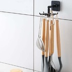 Gancho Giratório 360 De Parede Ou Teto Kit C/ 2 - Preto