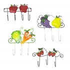 Gancho Metal Bolsa Chapeu Bone Jardim Cozinha Enfeite Legume