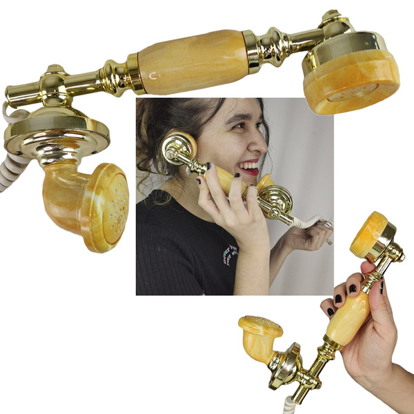 Gancho Monofone Rj11 Telefone Fixo Decoraçao Retro Enfeite Vi