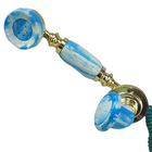 Gancho Monofone Telefone Fixo Linha Estilo Retro Azul Decoraç