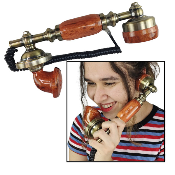 Gancho Monofone Telefone Fixo Retro Decoraçao Estilo Vintage