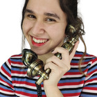 Gancho Monofone Telefone Fixo Rj11 Retro Residencial Decorati