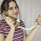 Gancho Monofone Vintage Telefone Fixo Decorativo Casa Restaur