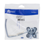 Gancho Multiuso 25kg Parafusar Aço Zincado 1 peça