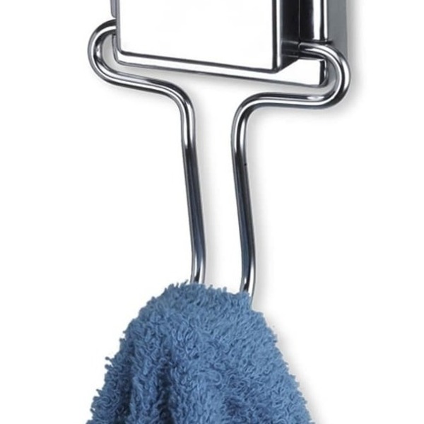 Gancho Multiuso Para Roupa Toalha Toalheiro Cromado Ventosa