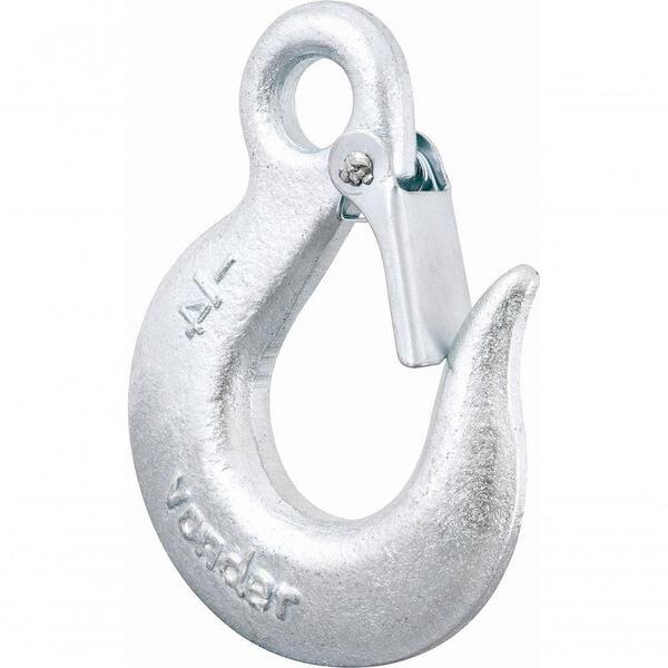 Gancho Olhal Fixo 3/8" 1,5t C/ Trava Leve Galvanizado Vonder