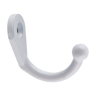 Gancho Para Porta Chaves Plastico Branco C 10