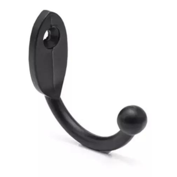 Gancho Para Porta Chaves Plastico Preto C 40