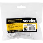 Gancho para Rede 110kg Chumbar Aço Niquelado 1 par