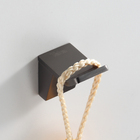 Gancho Parede Banheiro Cinza Escovado Aço Inoxidável Luxo