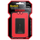 Gancho Polietileno Adesivo Preto Scotch