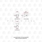 Gancho Porta Toalha Para Banheiro Pindaré Pingoo.casa - Prata