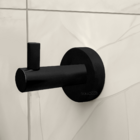 Gancho Preto Suporte Toalha Lavabo Cabide Inox 304 Pendurador